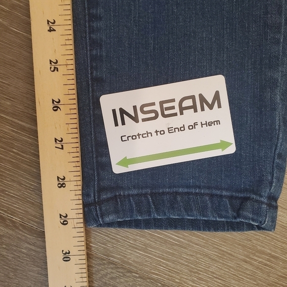 Soho Size 8 Cotton Blend Patchwork Leggins Stretchy Denin - Picture 13 of 13